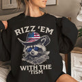 Vintage Retro Rizz 'Em With The 'Tism Unisex Sweater - Tee for Men and Women Hoodie, Sweatshirt | RetroVerseTees.com