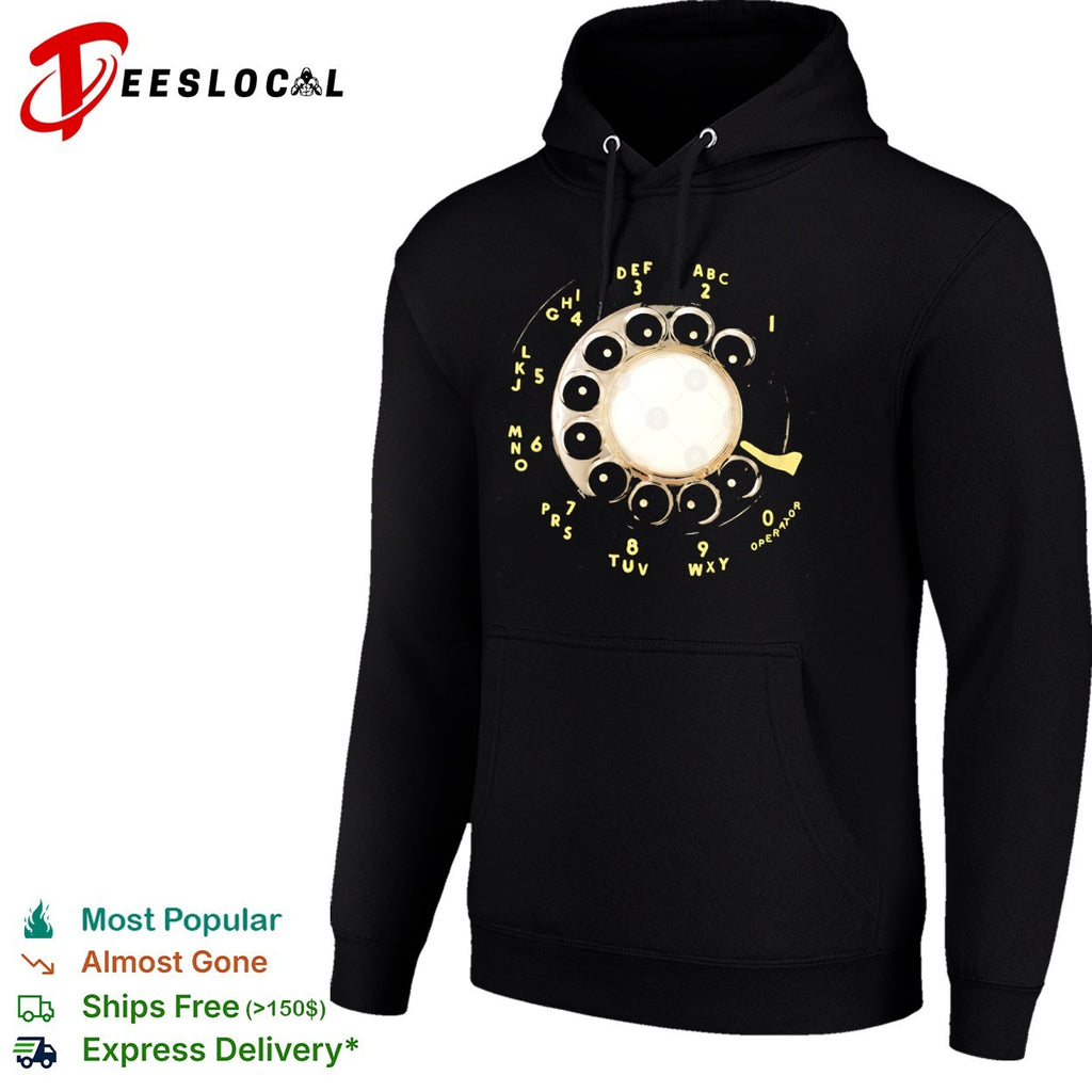 Vintage Rotary Telephone Dial retro phone shirt