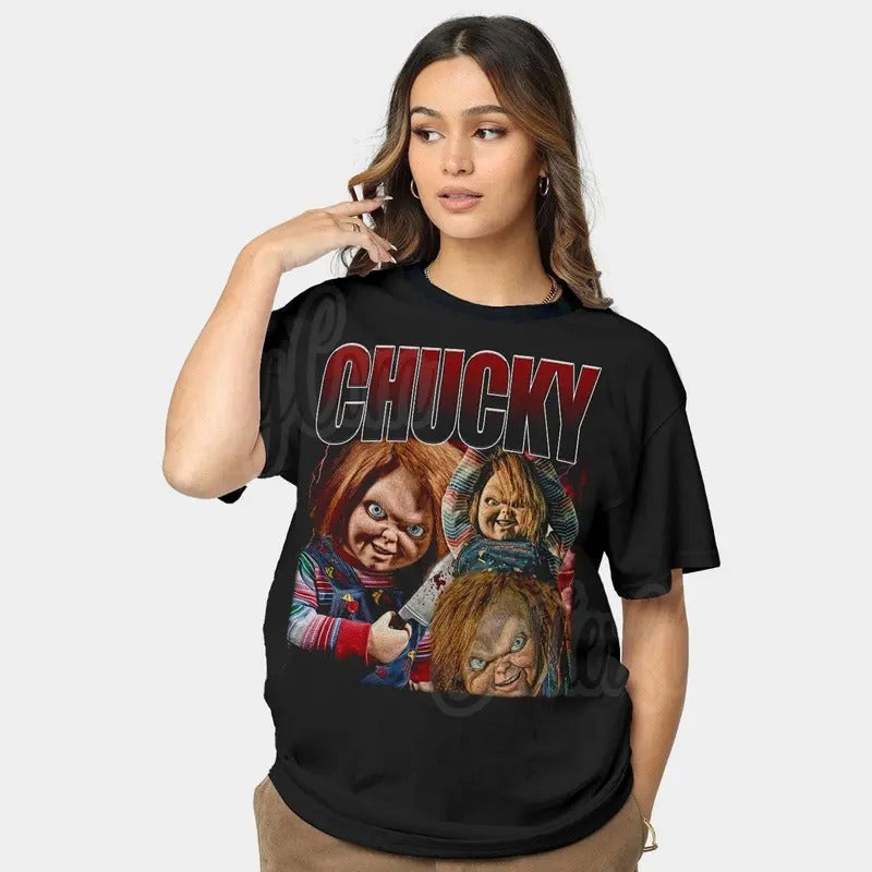 Vintage Style Chucky Shirt, Chucky T shirt, Chucky graphic shirt, Chucky Sweatshirt, Chucky Merch, Chucky Tee Hoodie
