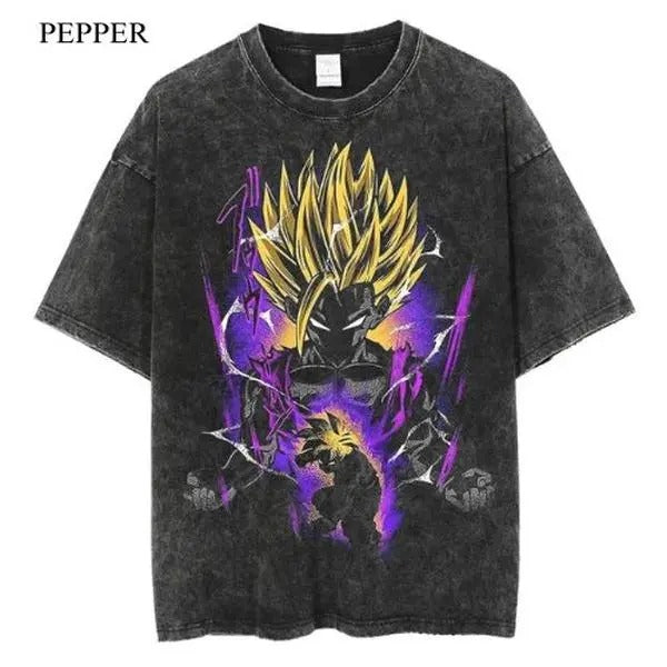 Vintage T-Shirt Spiky hair fighters Spiky hair fighters Print Graphic T-Shirt Gift For Him Hoodie, Sweatshirt
