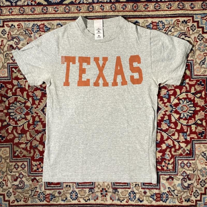 Vintage Texas University Grey Vintage T-shirt Sweatshirt Hoodie Unisex 30 Cotton Top | RetroVerseTees.com