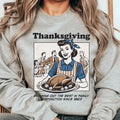Vintage Thanksgiving Dysfunctional Family Sweatshirt. Thanksgiving Unisex Pullover Crewneck Sweatshirt. T-Shirts, Hoodie