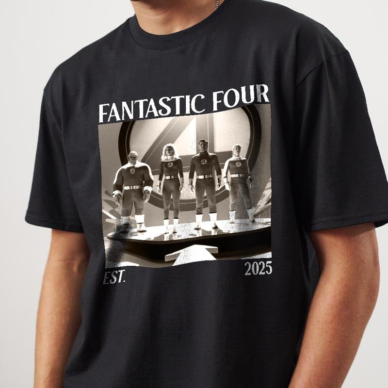 Vintage The Fantastic Four First Steps Shirt, Fantastic Four Sweatshirt, Studio Superhero T-shirt, Reed Richards Sweater...