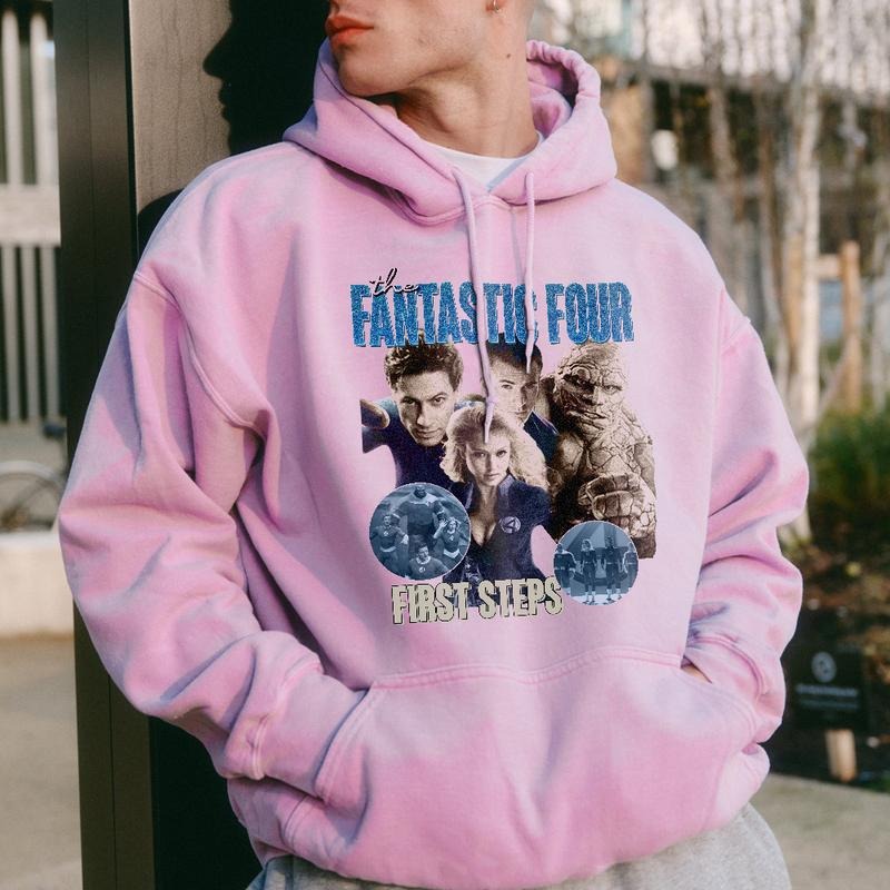 Vintage The Fantastic Four First Steps T-Shirt, Retro The Fantastic Four Sweatshirt, First Steps Invisible Shirt,...
