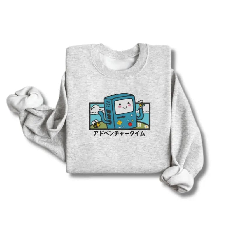 Vintage Time Adventure Anime Cartoon Embroidered Graphic Tee, Sweatshirt, Hoodie Gift For Women Top Womenswear Underwear...