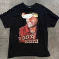 Vintage Toby Keith band tee tshirt Toby Keith shirt Classic Cotton Fabric Menswear Hoodie, Sweatshirt | RetroVerseTees.com