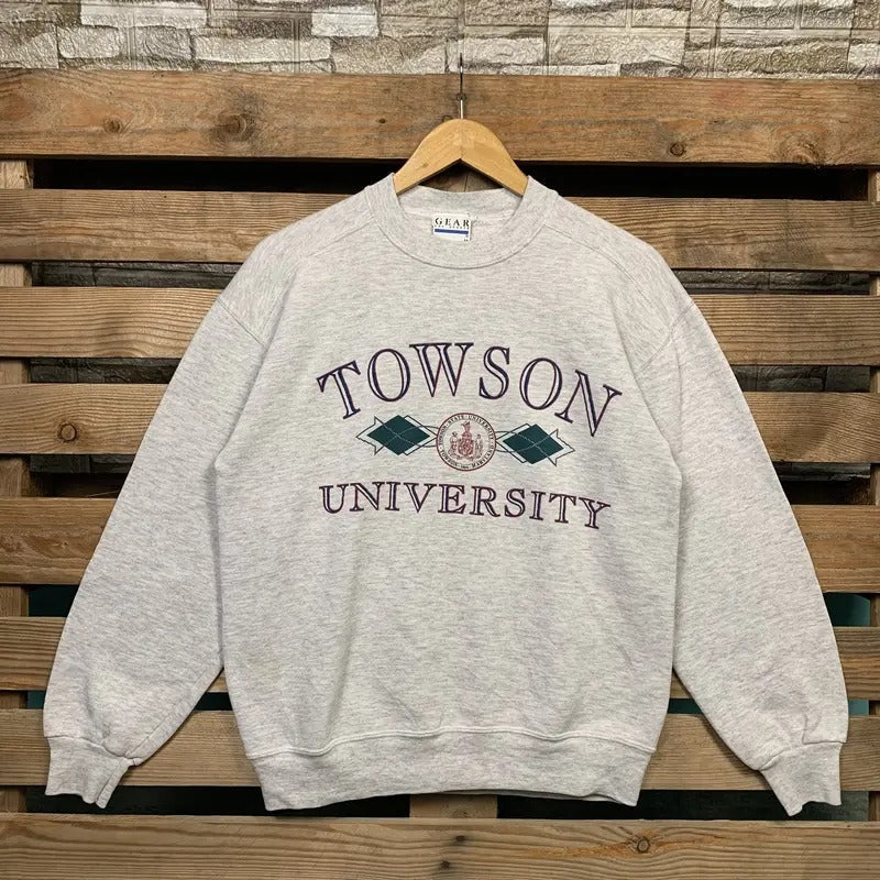 Vintage Townsend University Sweatshirt Townsend Pullover Sweater Townsend Crewneck Jumper Townsend University Logo...