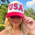Vintage USA Lettered Snapback Trucker Hat T-Shirts, Hoodie, Sweatshirt | RetroVerseTees.com