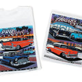 Vintage Vibe 2 Sides Pro Street Classics T-Shirt Men's Cotton Tee Old School Tee Gift for Him Classic Car Casual Menswear...