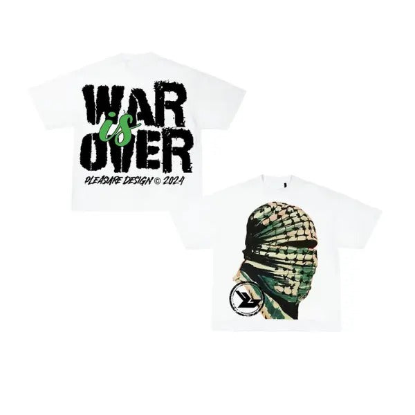 Vintage War Is Over Graphic Cotton Short Sleeve T-Shirt Hoodie, Sweatshirt | RetroVerseTees.com