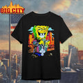 Vintage Y2K Gangster SpongeBob shirt