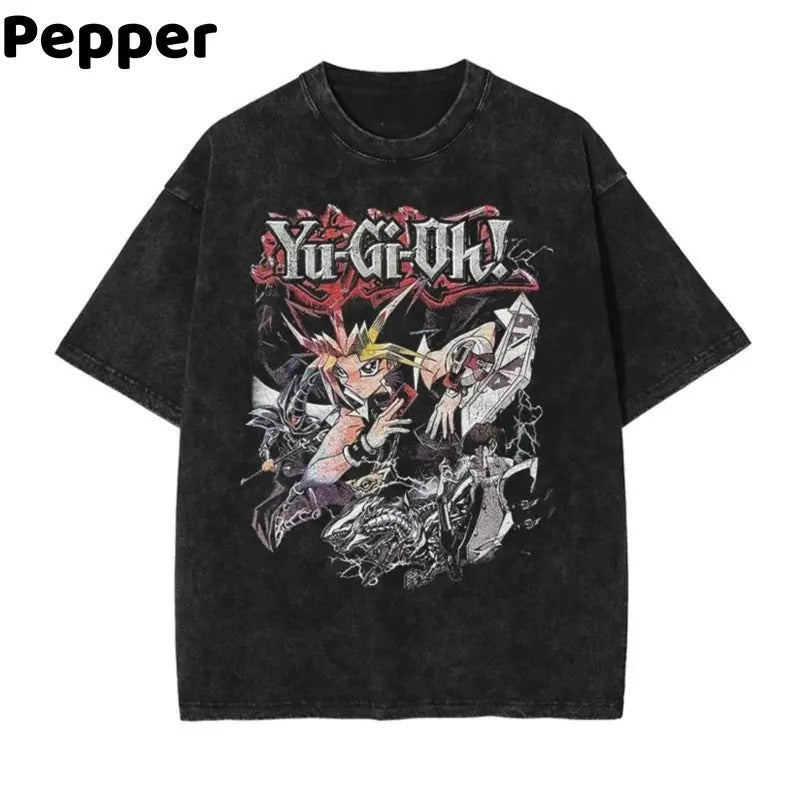 Vintage Yu Gi Oh Shirt, Yu Gi Oh Merch, Anime Shirt Menswear Top Underwear Tshirt Streetwear T-Shirt Hoodie, Sweatshirt