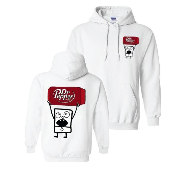 Vintagge Dr Pepper Hoodie, Dr Pepper Meme Hoodie, Funny Sarcastic Soda Collar Cotton Hoodie, Casual Graphic Cotton Hoddie...