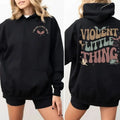 Violent Little Thing 2 Sided Shirt, Fourth Wing Dragon Rider Hoodie, Riders Quadrant Sweatshirt, Basgiath Shirt, Unisex...
