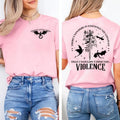 Violent Little Thing 2 Sides Shirt Sweatshirt Hoodie, 4th Wing Merch, Booktok, Bookish Gift, Bookish Bookworm Tees,...