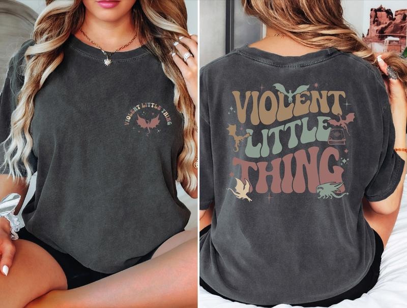 Violent Little Thing Shirt, Fourth Wing Dragon Rider Tee ,Riders Quadrant Tee Hoodie, Sweatshirt | RetroVerseTees.com