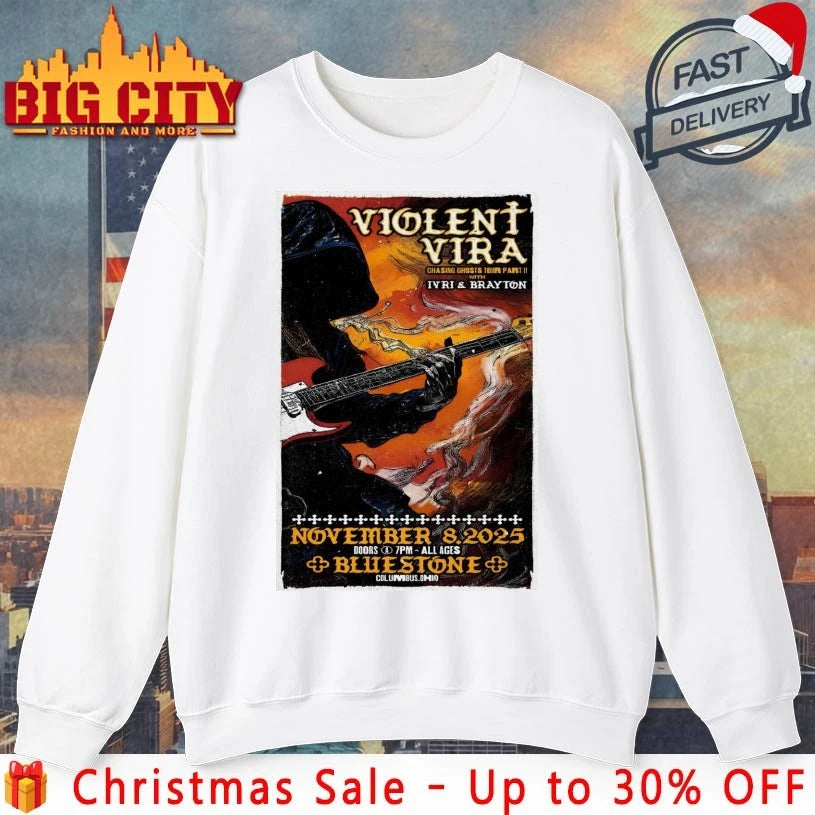 Violent Vira Concert Nov 08 2025 Columbus, OH Poster shirt
