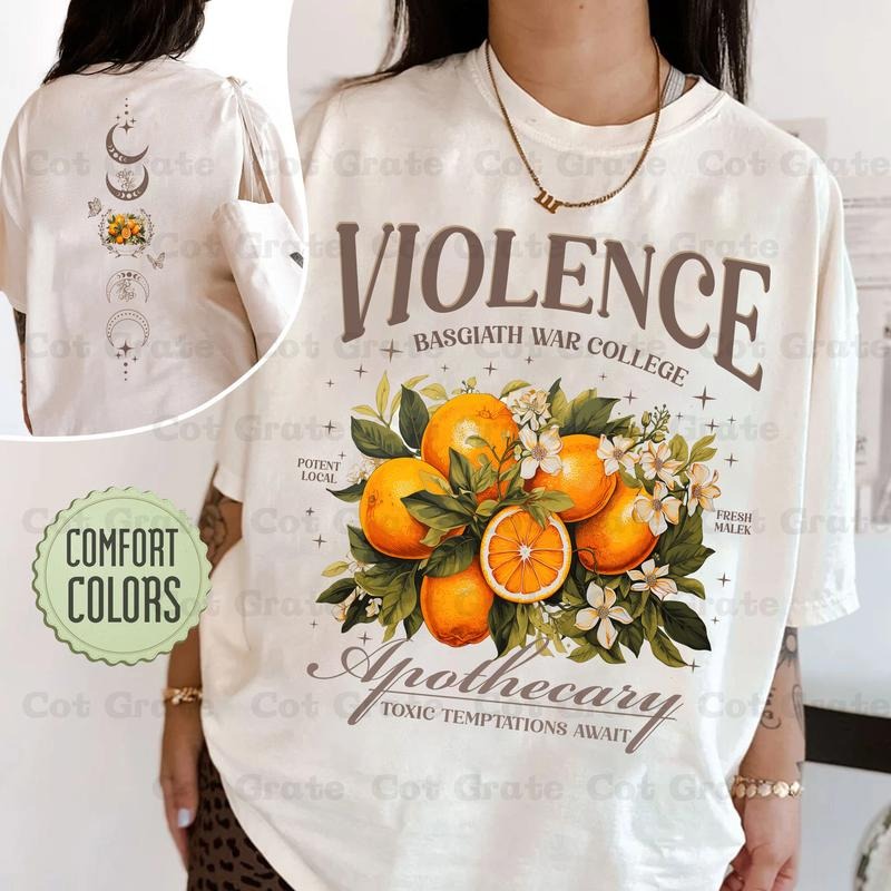 Violet Apothecary Comfort Colors Shirt - Basgiath War College Merch  Best Price Hoodie, Sweatshirt | RetroVerseTees.com