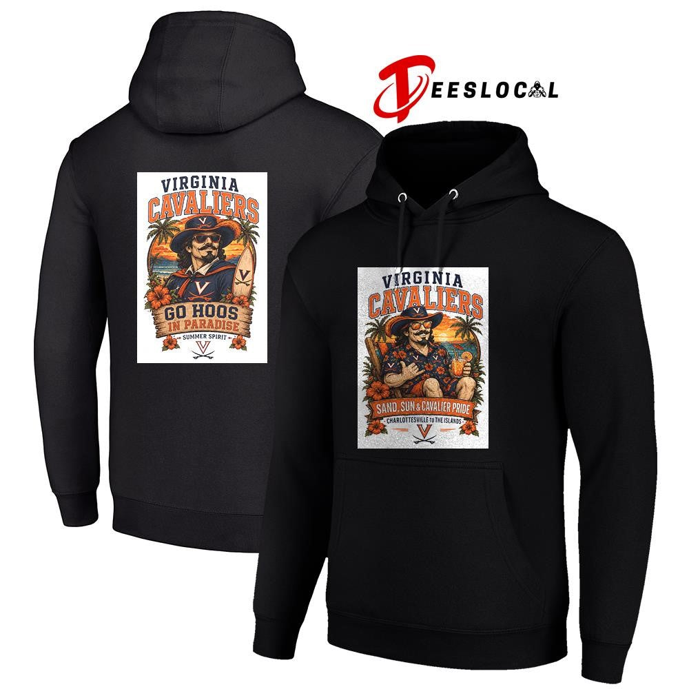 Virginia Cavaliers san and sun Charlottesville to the islands tropical paradise shirt