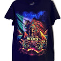 Viva Mexico T-shirt - Black Graphic Tee Featuring Vibrant Mexican Art Design Casual Hoodie, Sweatshirt | RetroVerseTees.com