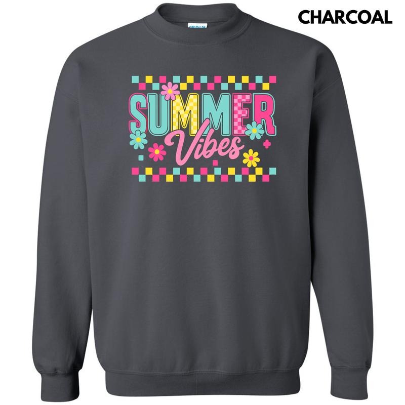 Vivid Color Summer Vibes Sweatshirt 'NLB' T-Shirts, Hoodie | RetroVerseTees.com