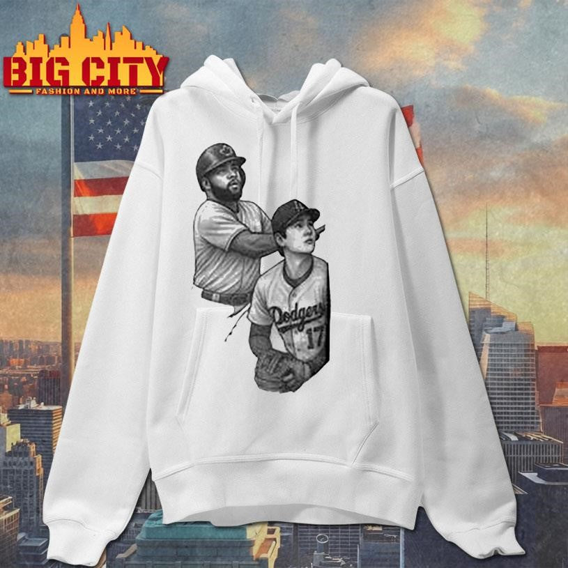Vladdy Guerrero Jr. X Shohei Ohtani photo art World Series baseball match iconic moment shirt