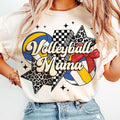 Volleyball Mama Bow T-Shirt, Volleyball Mom T-Shirt, Retro Volleyball Shirt, Game Day , Volleyball Coquette Sports...
