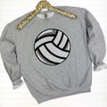Volleyball Sequin Patch Sweatshirt T-Shirts, Hoodie | RetroVerseTees.com