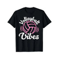 Volleyball Vibes Volleyball Shirt For Girls Teens Women T-Shirt Made in USA Hoodie, Sweatshirt | RetroVerseTees.com