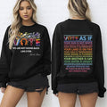 Vote As If Shirt,Custom Register Tee, Election Shirt,Voter T-Shirt, Voting Tee,Vote Gift, Equality Shirt, Pro Choice...