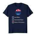 Vote None of the Above 2024 Election T-Shirt Crewneck Casual Hoodie, Sweatshirt | RetroVerseTees.com