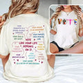 Vote Shirt, Vote Like Ruth Sent You Tee Shirt, Pro Choice Shirt, Bann3d Books Tee, Reproductive Rights, Political...