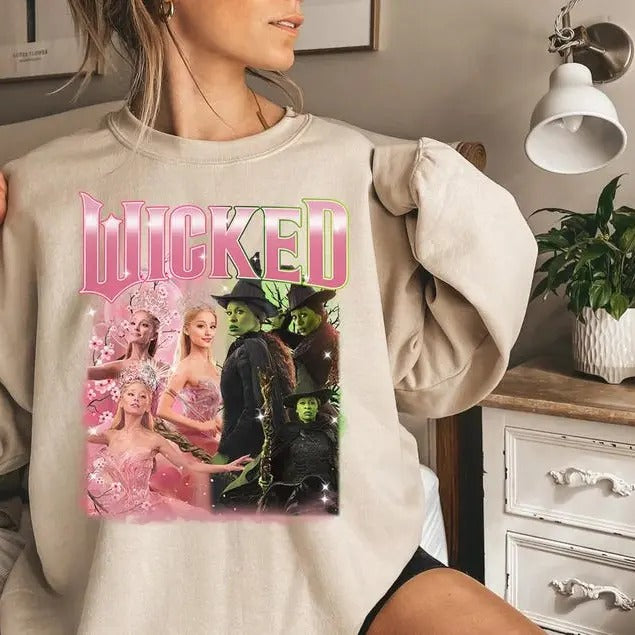 W!cked TNF Musical Sweatshirt, Changed For Good, TNF Musical, W!cked TNF Musical Gifts, W!cked Costume Sweatshirt Unisex...