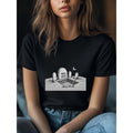 WB shield cartoon FOG WB shield Straw hat pirates with TNF words wish you were here.Women'WB shield Graphic Print Tops...