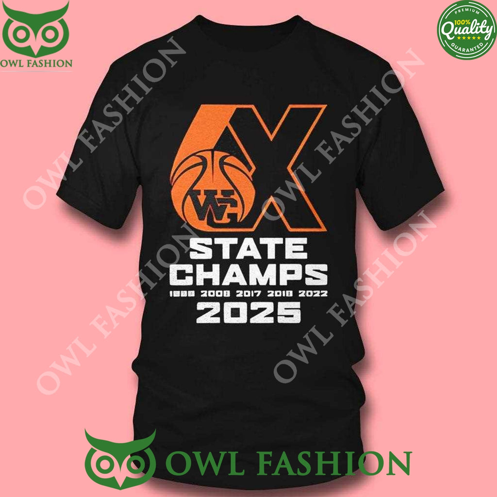Webster Groves Basketball 6x State Champs 2025 t Shirt