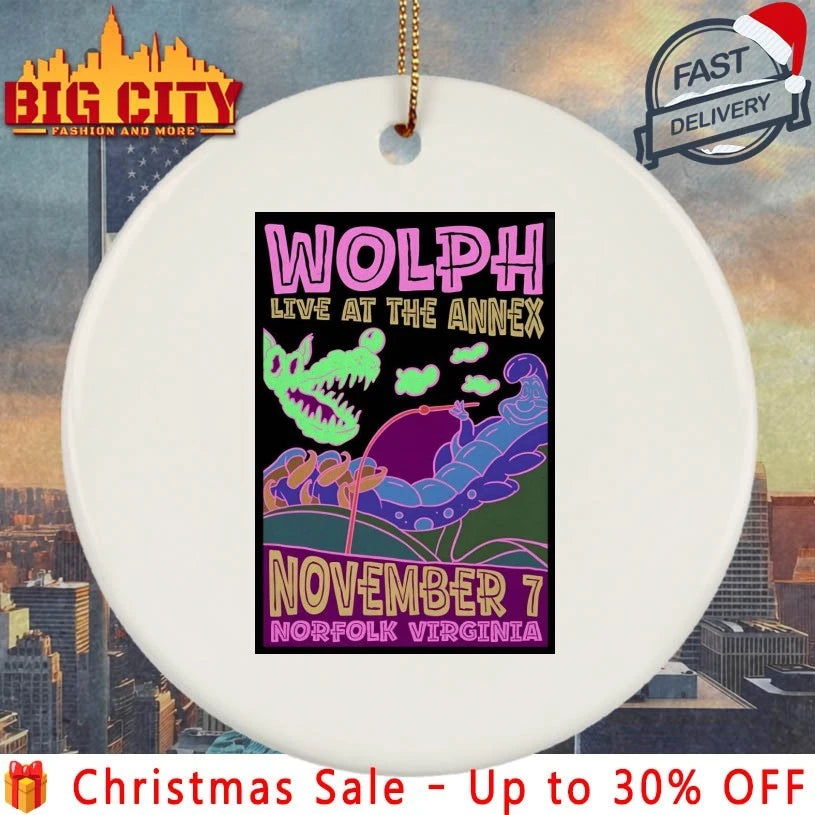 WOLPH November 7 2025 At The Annex In Norfolk VA Poster shirt