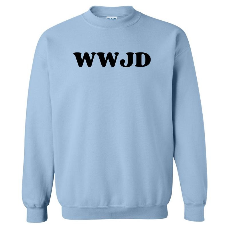 WWJD Sweatshirt 'NLB' T-Shirts, Hoodie | RetroVerseTees.com