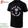War Bad Paws Good purple animal shirt
