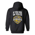 "Warn A Brother" Hoodie - Playful Pop Culture Twist on Iconic Logo Menswear, Unisex Hoodie, Casual Hoodie, Trendy Hoodie...