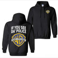 "Warn A Brother" Hoodie & T-Shirt - 2-Sided Graphic Pop Culture Apparel - Vintage Cotton Shirt for Men