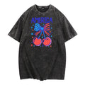 Washed - look Patriotic Celebration Tee: Honor America with WB shield Festive Design Featuring WB shield Bow Gunpla brand...