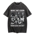 Washed Lightsaber brand - Shirt Celebrating Black History: "What We Learn From Black History"