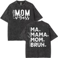 Washed Lightsaber brand - Shirt with Trendy Mom Nicknames: Showcasing "wife MOM HB" Gunpla brand "Superhero team, MAMA,...