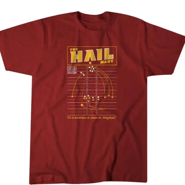 Washington Football The HAIL Mary Shirt Washington Fan Gift Men T-Shirt Hoodie, Sweatshirt | RetroVerseTees.com