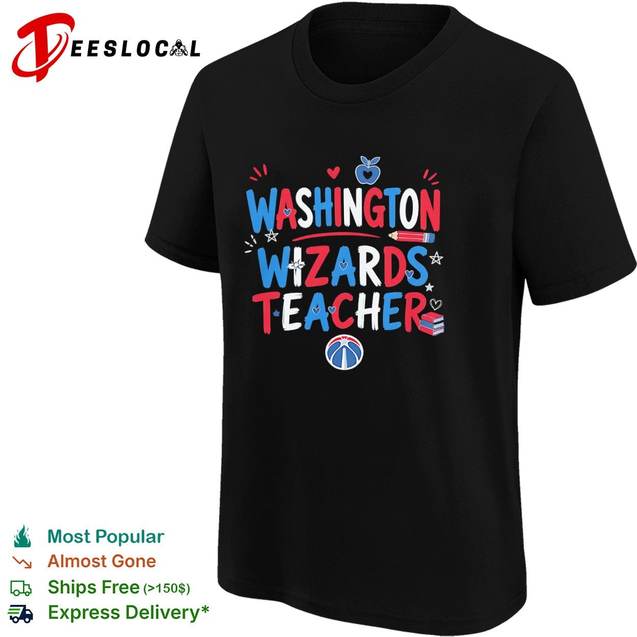 Washington Wizards Teacher basketball shirt