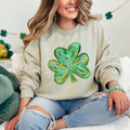 Watercolor Shamrock Sand Unisex Gildan Sweatshirt T-Shirts, Hoodie | RetroVerseTees.com