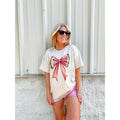 Watermelon Bow Graphic Top T-Shirts, Hoodie, Sweatshirt | RetroVerseTees.com