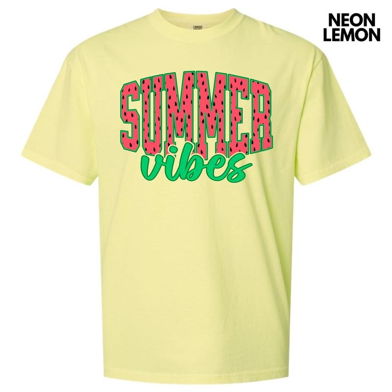 Watermelon Summer Vibes Comfort Colors T-Shirt 'NLB' Hoodie, Sweatshirt | RetroVerseTees.com