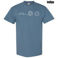 Wave Turtle Sun Gildan T-Shirt 'NLB' Hoodie, Sweatshirt | RetroVerseTees.com