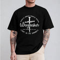 Way Maker Miracle Worker Promise Keeper Light Red plumber brand TNF Darkness Tee Pure Cotton Fabric Casual Streetstyle...